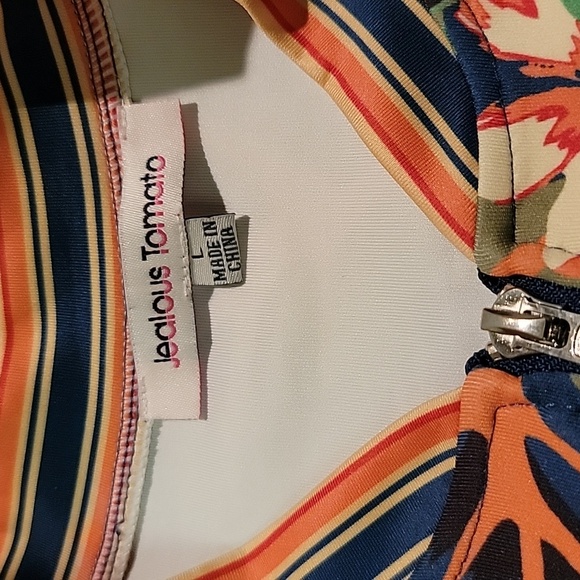 JEALOUS TOMATO FLORAL ZIP-UP JACKET - Picture 8 of 10